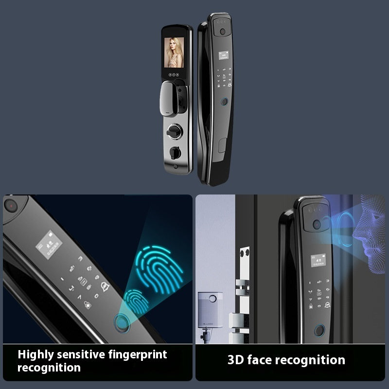 Home Fully Automatic Fingerprint 3D Facial Recognition Smart Lock - S M A Group