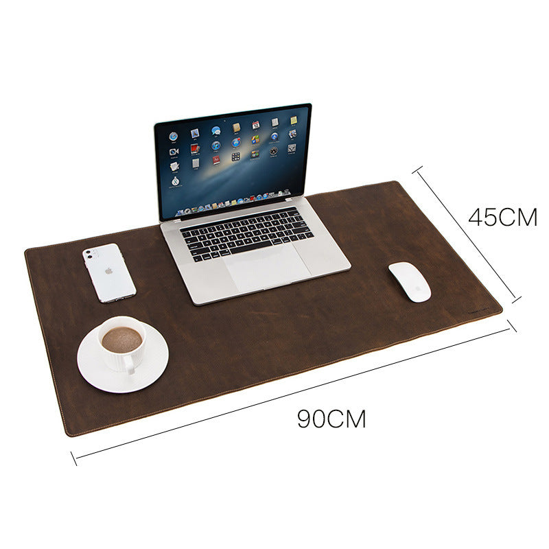 Extra large non-slip desktop computer desk leather pad - S M A Group